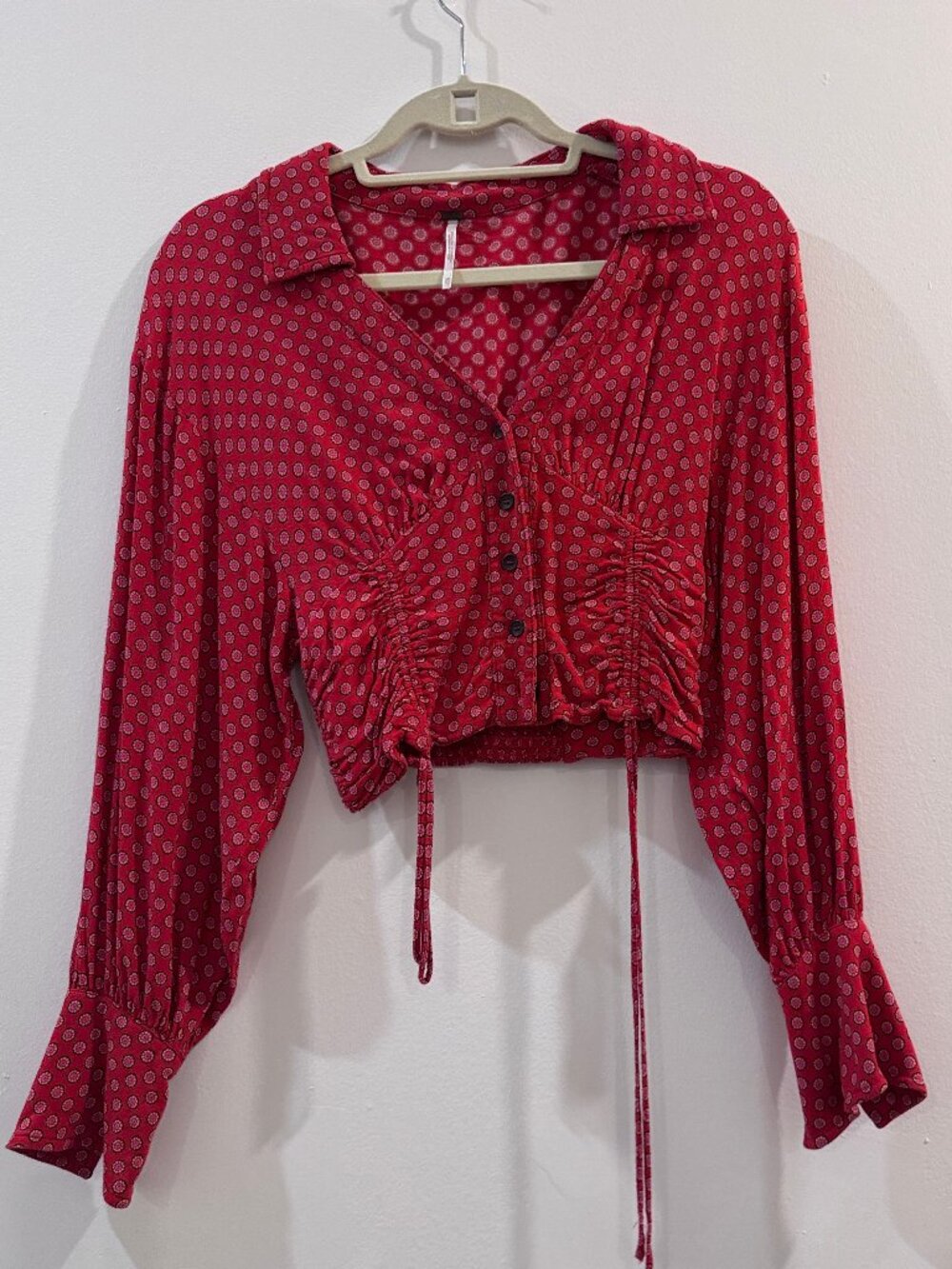 Red Bohemian / Western Free People Blouse - XS